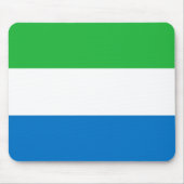 Vlag van Sierra Leone Muismat (Voorkant)