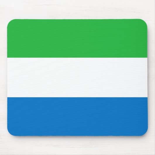 Vlag van Sierra Leone Muismat (Voorkant)