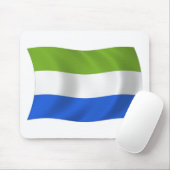 Vlag van Sierra Leone Muismat (Met muis)