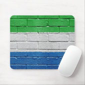 Vlag van Sierra Leone Muismat (Met muis)