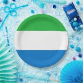 Vlag van Sierra Leone Papieren Bordje (Feest)