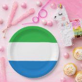 Vlag van Sierra Leone Papieren Bordje (Feest)