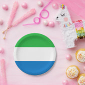 Vlag van Sierra Leone Papieren Bordje (Feest)
