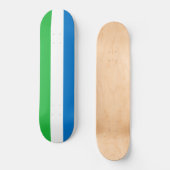 Vlag van Sierra Leone Persoonlijk Skateboard (Voorkant)