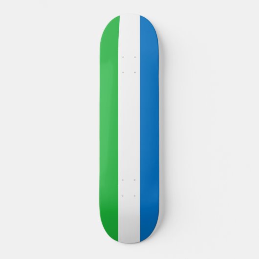 Vlag van Sierra Leone Persoonlijk Skateboard (Voorkant)