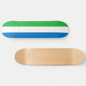 Vlag van Sierra Leone Persoonlijk Skateboard (Horizontaal)