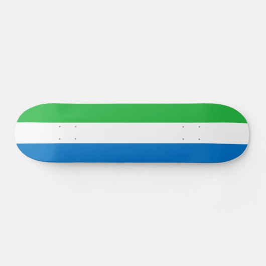 Vlag van Sierra Leone Persoonlijk Skateboard (Horizontaal)