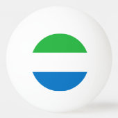 Vlag van Sierra Leone Pingpongbal (Achterkant)