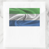 Vlag van Sierra Leone Rechthoekige Sticker (Tas)