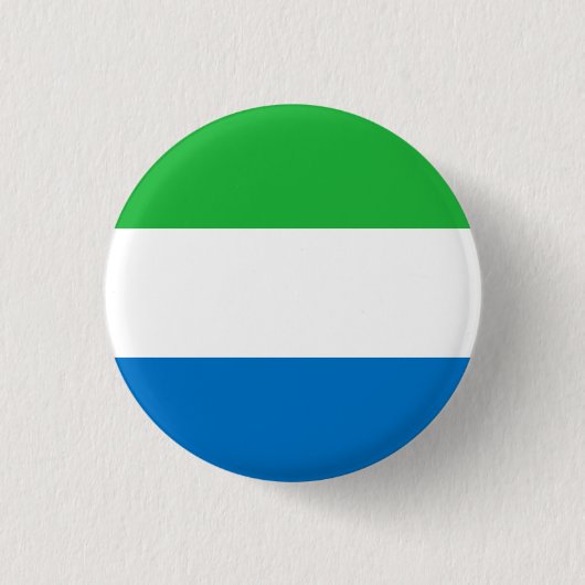 Vlag van Sierra Leone Ronde Button 3,2 Cm (Voorkant)