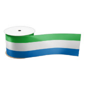 Vlag van Sierra Leone Satijnen Lint (Spoel)