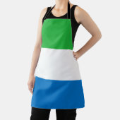 Vlag van Sierra Leone Schort (Insitu)