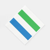 Vlag van Sierra Leone Servet (Hoek)