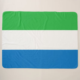 Vlag van Sierra Leone Sherpa Deken