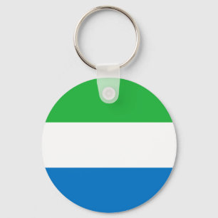 Vlag van Sierra Leone Sleutelhanger