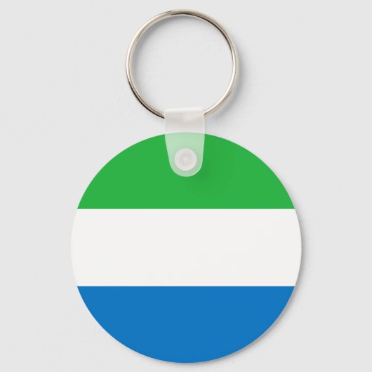 Vlag van Sierra Leone Sleutelhanger (Voorkant)