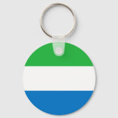 Vlag van Sierra Leone Sleutelhanger (Achterkant)