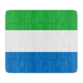 Vlag van Sierra Leone Snijplank (Voorkant)