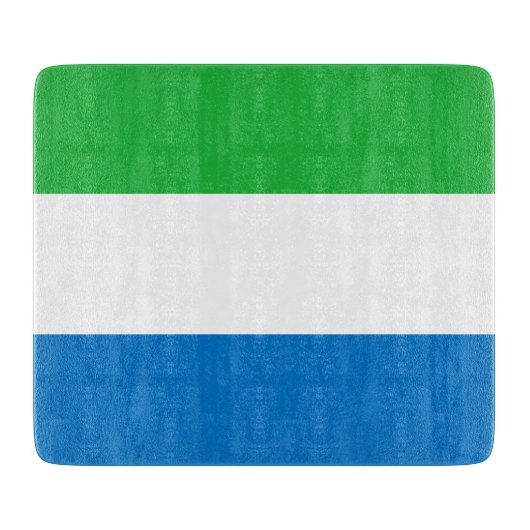 Vlag van Sierra Leone Snijplank (Voorkant)
