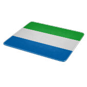 Vlag van Sierra Leone Snijplank (Hoek)
