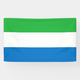 Vlag van Sierra Leone Spandoek