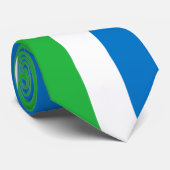 Vlag van Sierra Leone Stropdas (Opgerold)