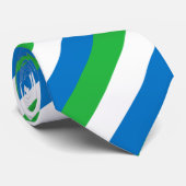 Vlag van Sierra Leone Stropdas (Opgerold)
