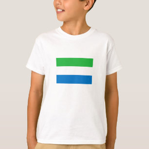 Vlag van Sierra Leone T-shirt