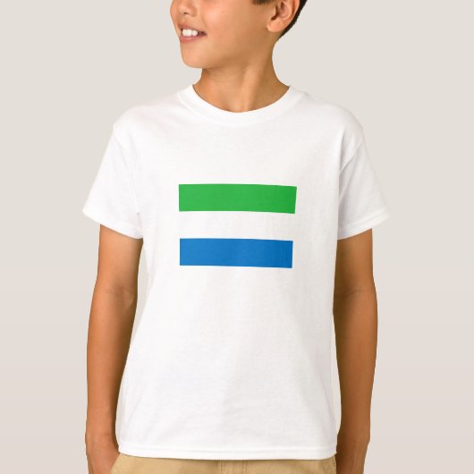 Vlag van Sierra Leone T-shirt (Voorkant)