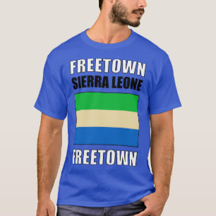 Vlag van Sierra Leone T-shirt