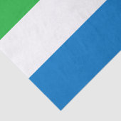 Vlag van Sierra Leone Tissuepapier (Detail)