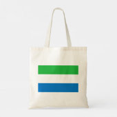 Vlag van Sierra Leone Tote Bag (Achterkant)