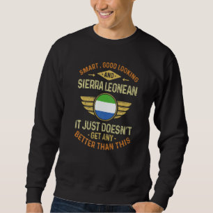 Vlag van Sierra Leone Trotse Sierra Leonianen Mann Trui