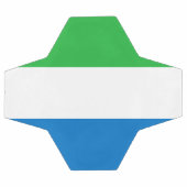 Vlag van Sierra Leone Voetbal (Enkel)