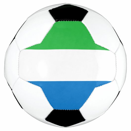 Vlag van Sierra Leone Voetbal (Voorkant)