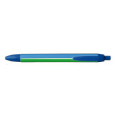 Vlag van Sierra Leone Zwarte Inkt Pen (Achterkant)