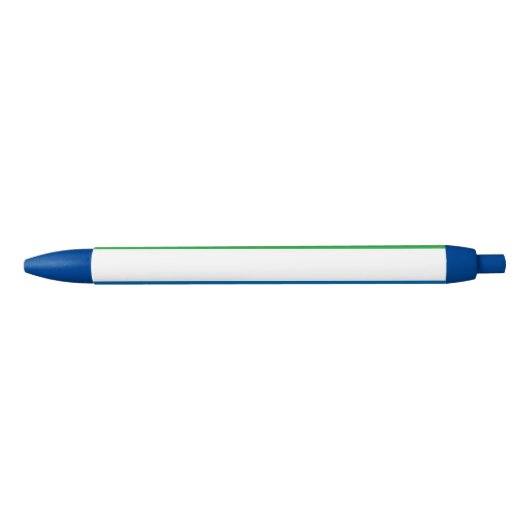 Vlag van Sierra Leone Zwarte Inkt Pen (Voorkant)