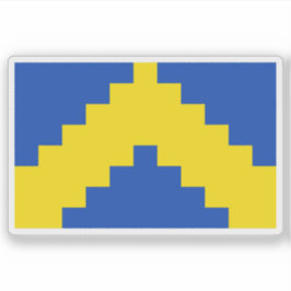 Vlag van Sillamäe, Estland Sticker