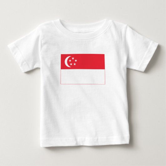 Vlag van Singapore (Voorkant)