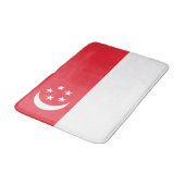 Vlag van Singapore Badmat (Gekanteld)