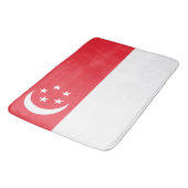 Vlag van Singapore Badmat (Gekanteld)