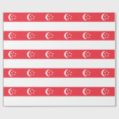 Vlag van Singapore Cadeaupapier (Vlak)