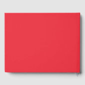 Vlag van Singapore Gastenboek (Achterkant)
