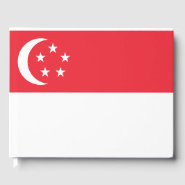 Vlag van Singapore Gastenboek