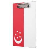 Vlag van Singapore Klembord (Links)