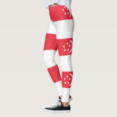 Vlag van Singapore Leggings (Links)