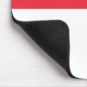 Vlag van Singapore Muismat (Hoek)
