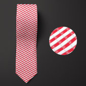 Vlag van Singapore Patroon Stropdas