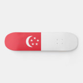 Vlag van Singapore Persoonlijk Skateboard (Horizontaal)