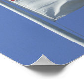 Vlag van Singapore Poster (Hoek)